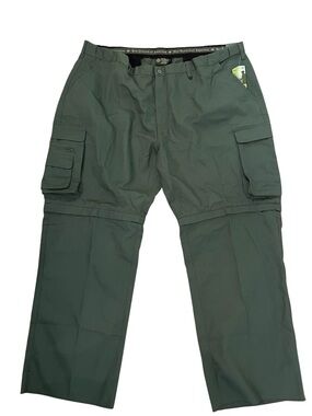 Boy Scout's of America Convertible Olive Green Cargo Straight-Leg Pants Size 24W